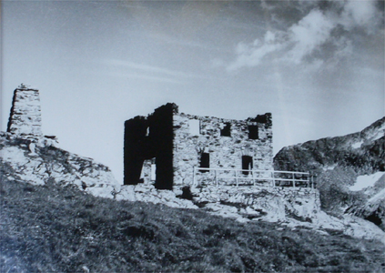 Wangenitzseehütte Ruine 1962