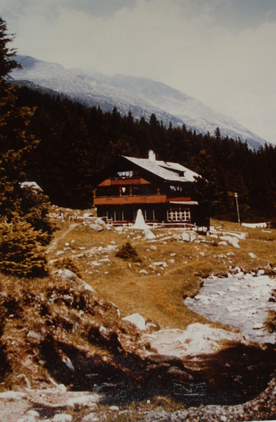 Dominicushütte nach dem Brand 1918