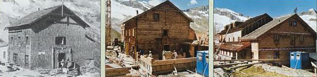 Zitauer Hütte, Baufortschritt